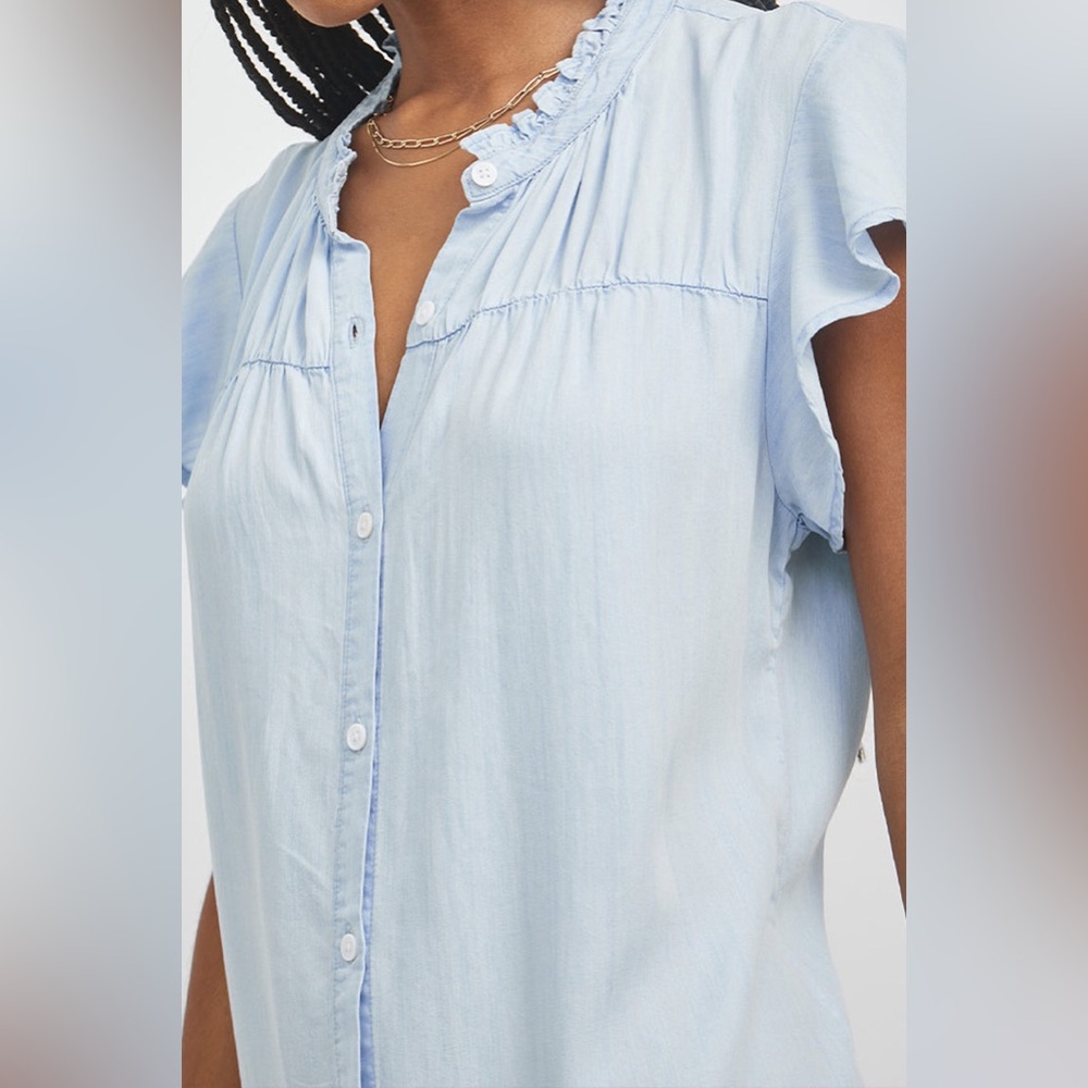 Rails Kat Eco Light Vintage Denim Dress Tunic - Picture 4 of 5